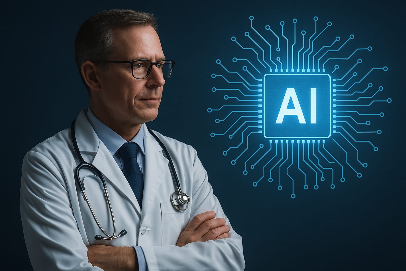 Clinician-led content strategy with AI support